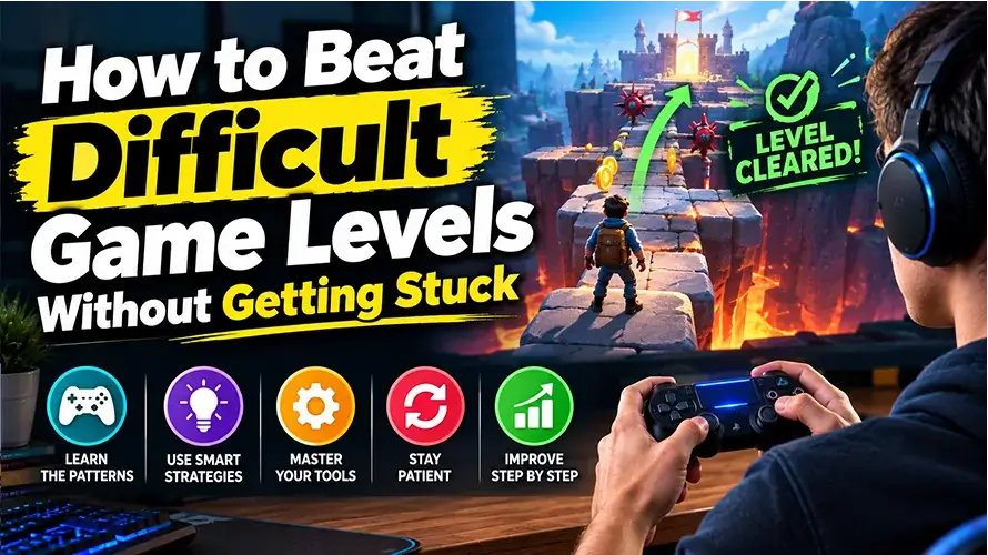 How to Beat Difficult Game Levels Without Getting Stuck