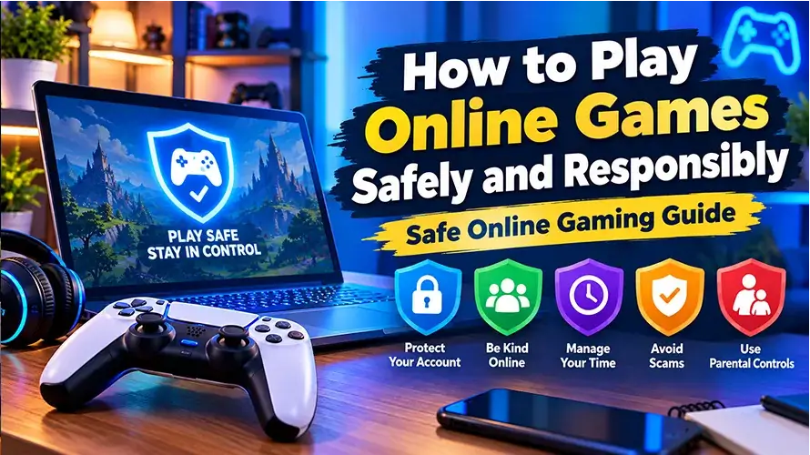 How to Play Online Games Safely and Responsibly Safe Online Gaming Guide